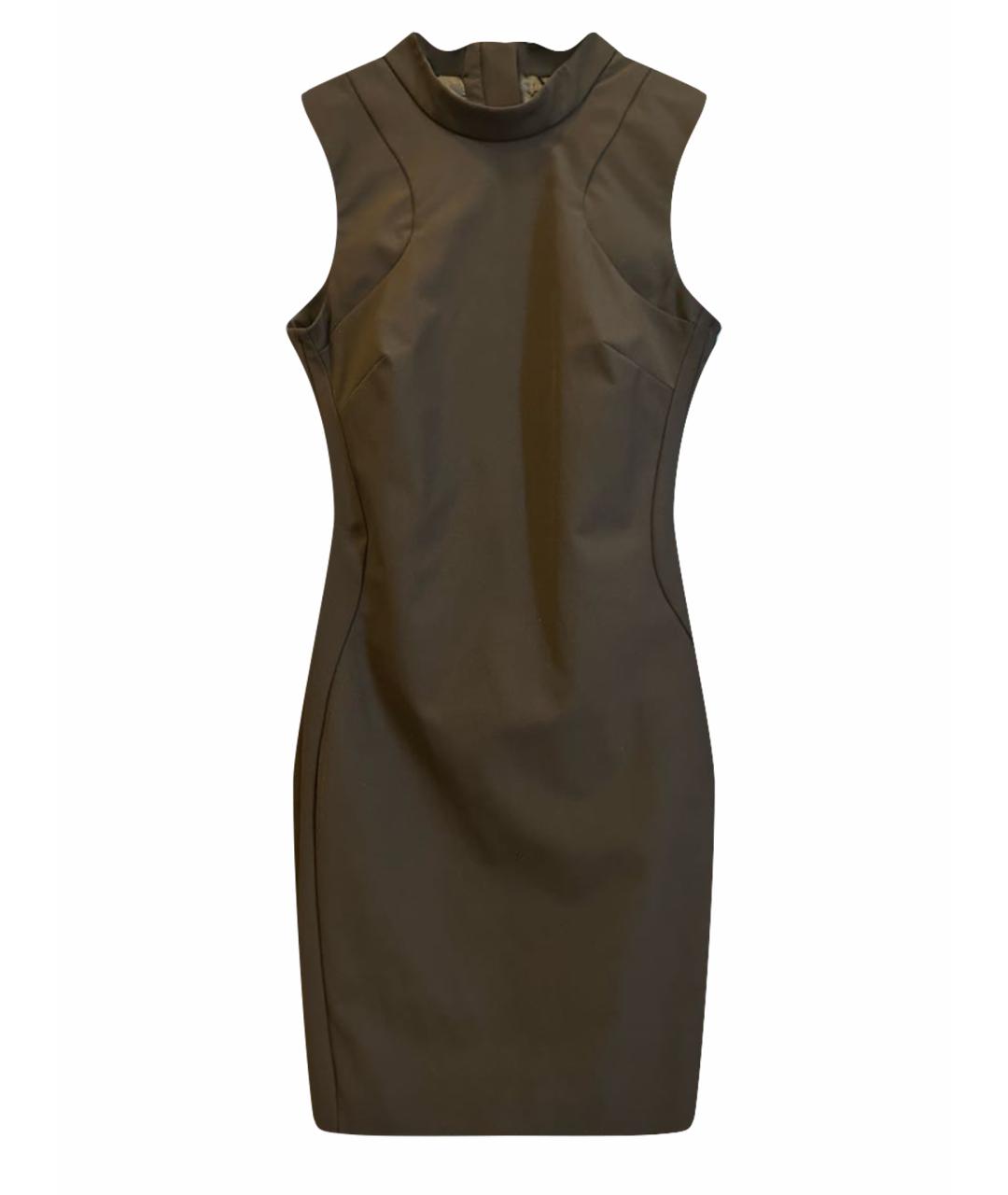 ELISABETTA FRANCHI Черное полиамидовое повседневное платье, фото 1