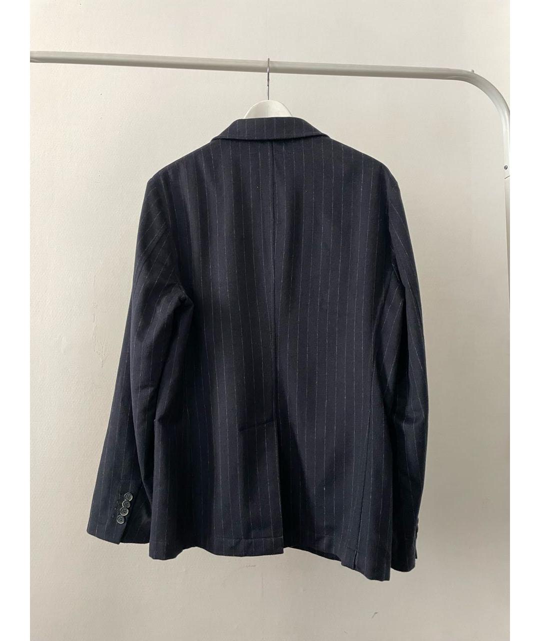 BARENA VENEZIA Темно-синий шерстяной пиджак, фото 2