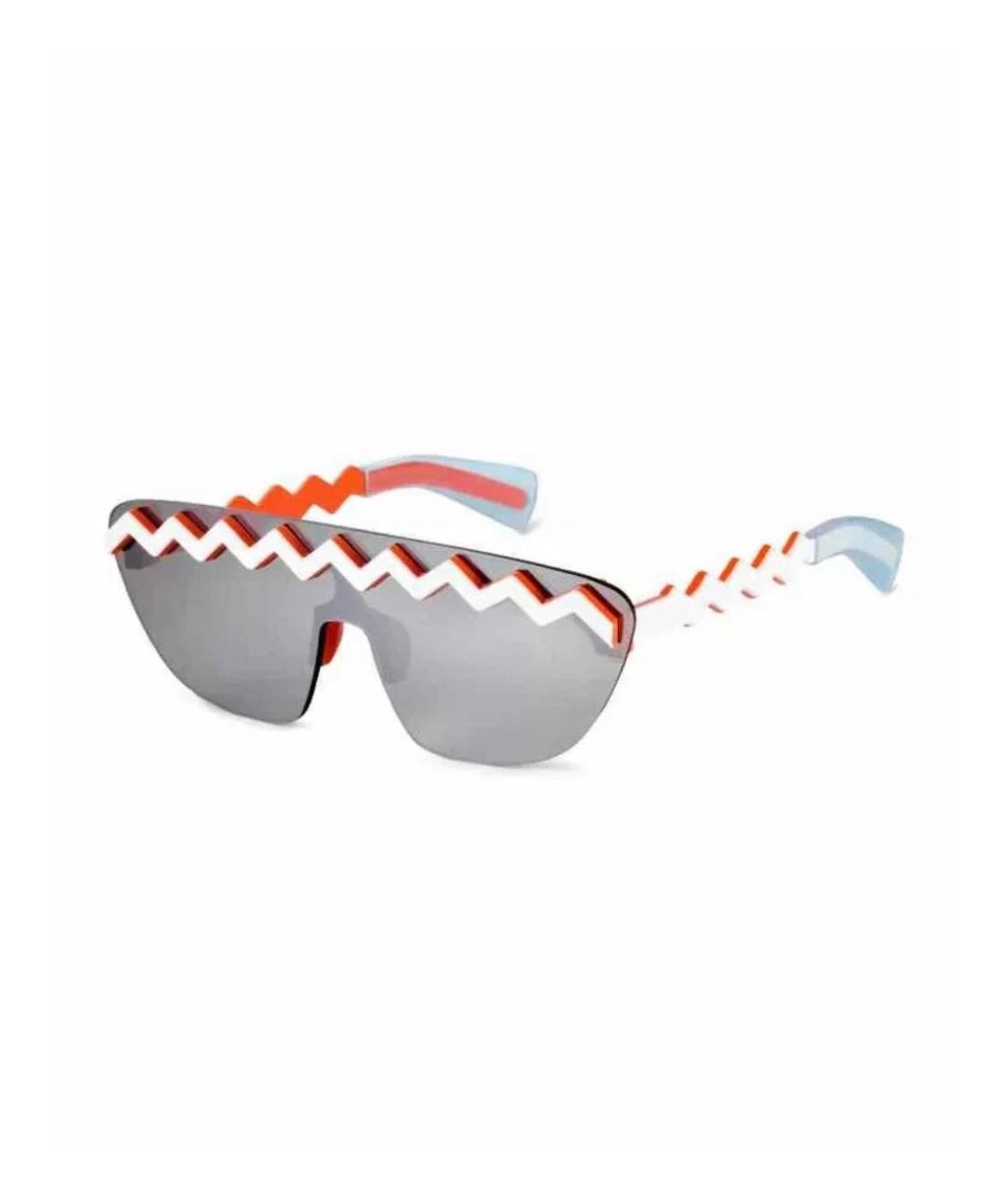 KENZO Оранжевое пластиковые солнцезащитные очки, фото 1