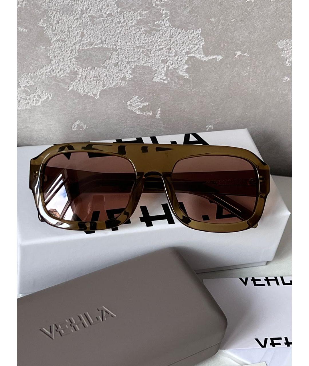 Vehla Бежевые пластиковые солнцезащитные очки, фото 2