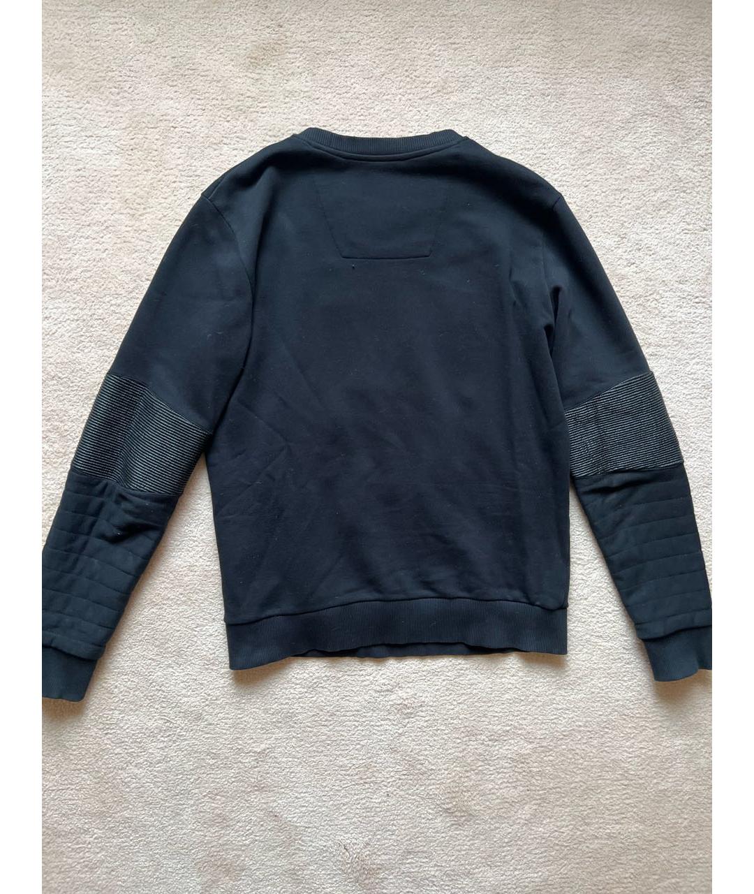 PHILIPP PLEIN Черный хлопковый джемпер / свитер, фото 2