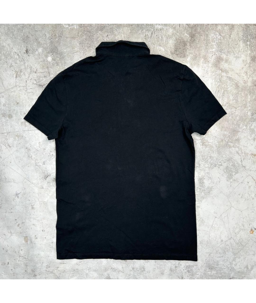 VERSACE COLLECTION Черная хлопковая футболка, фото 4