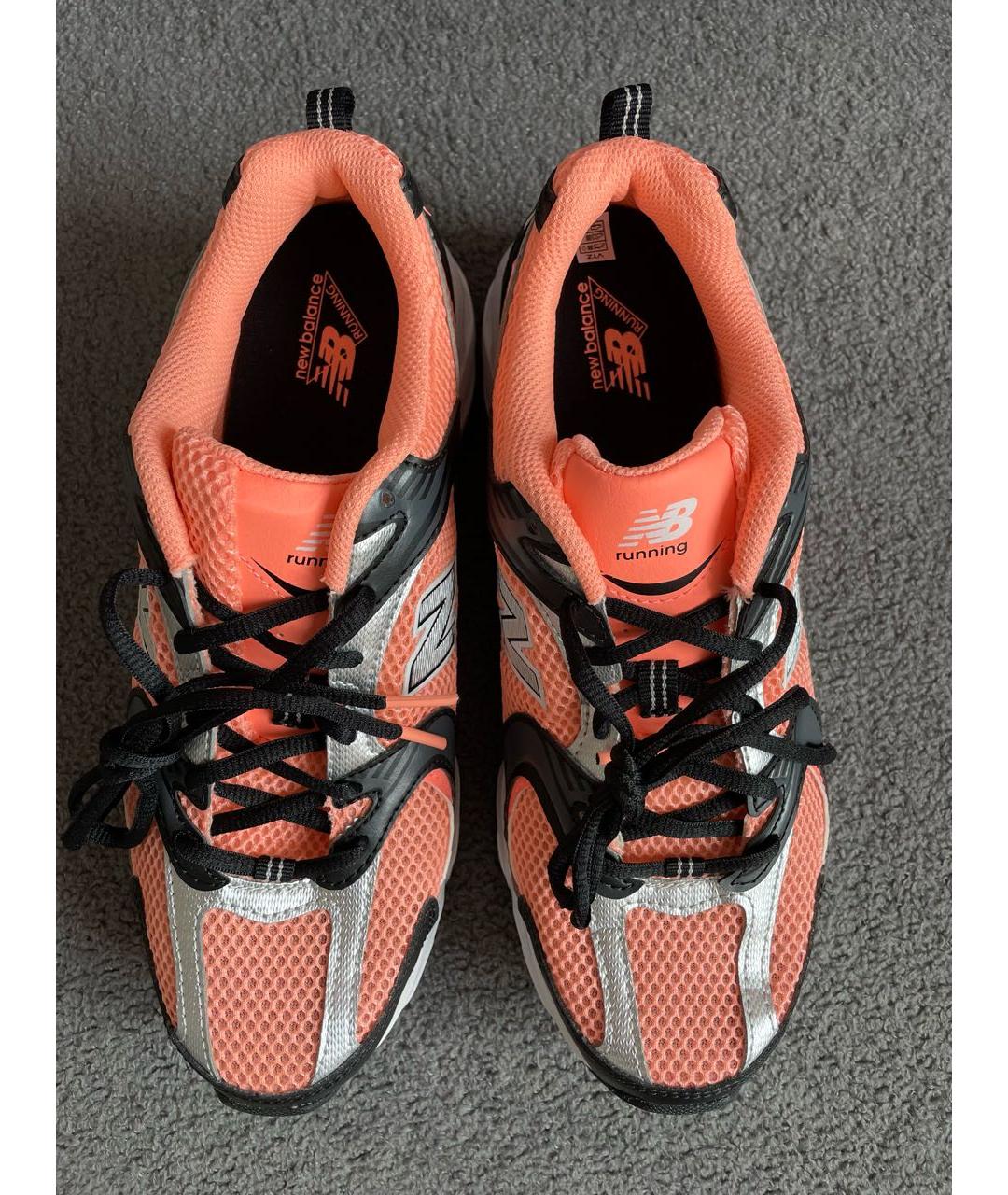 NEW BALANCE Оранжевое текстильные кроссовки, фото 2