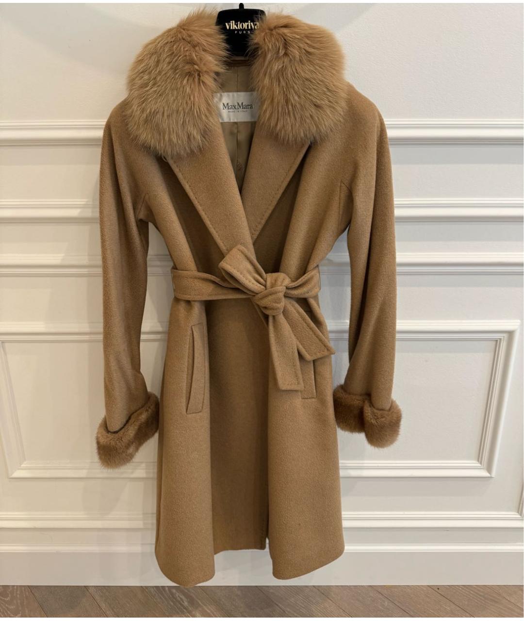 MAX MARA Бежевое пальто, фото 5