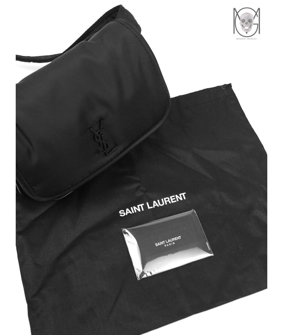 SAINT LAURENT Черная сумка на плечо, фото 7