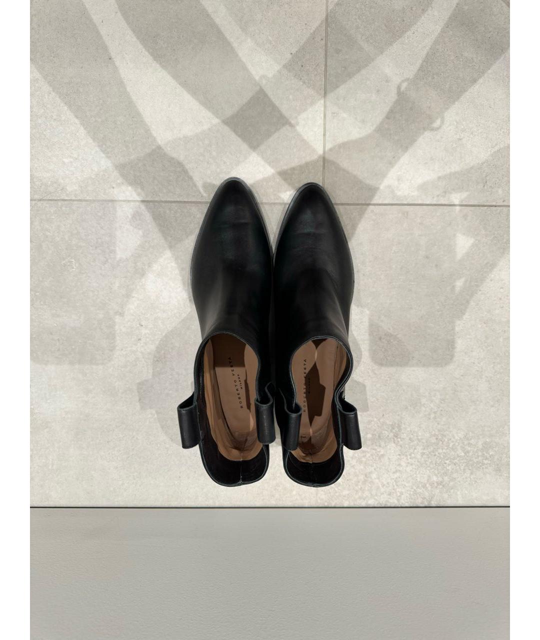 ROBERTO FESTA Черные кожаные ботинки, фото 3