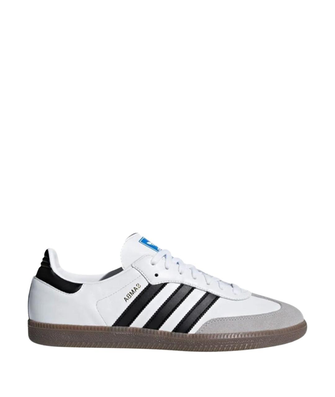 ADIDAS Белые кожаные кеды, фото 1