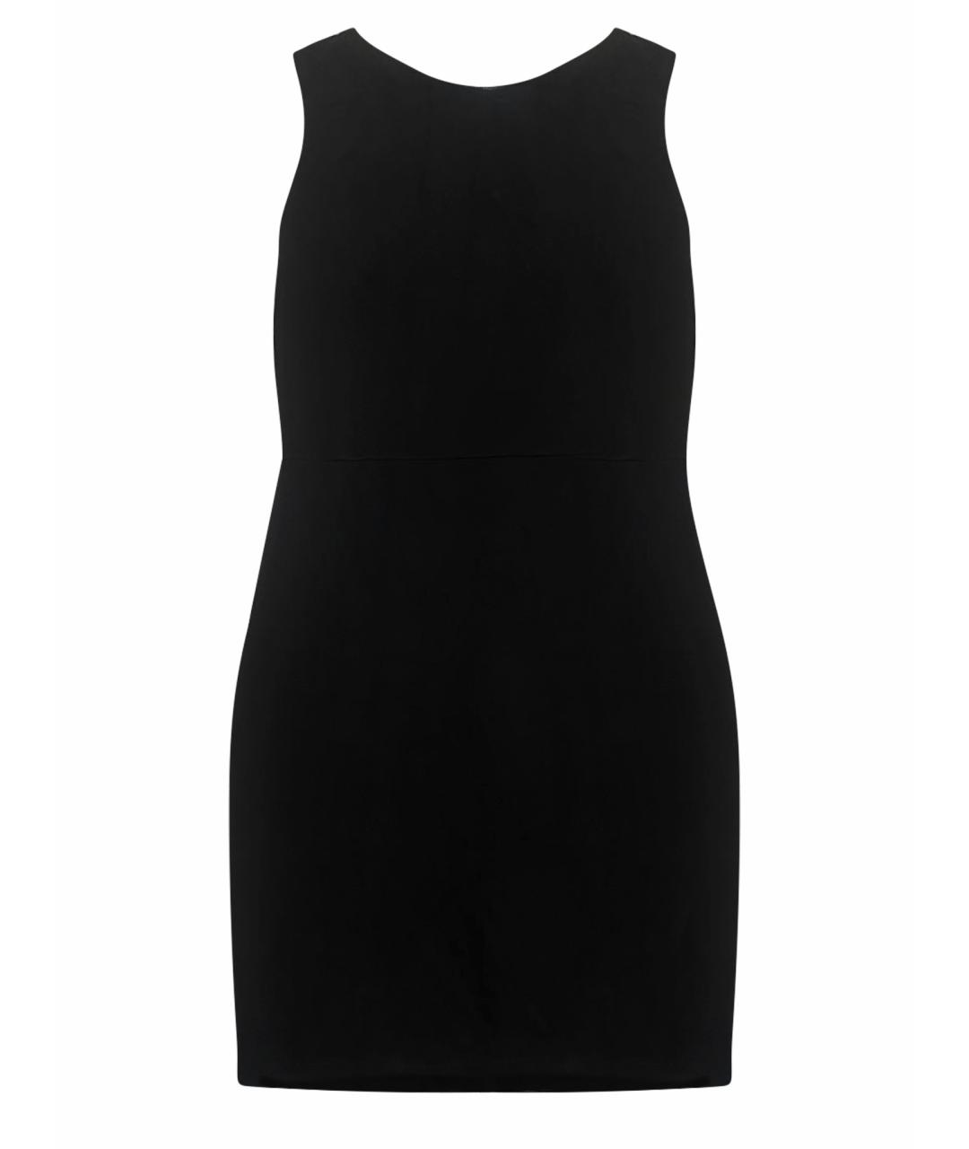 ALICE+OLIVIA Черное вискозное коктейльное платье, фото 1