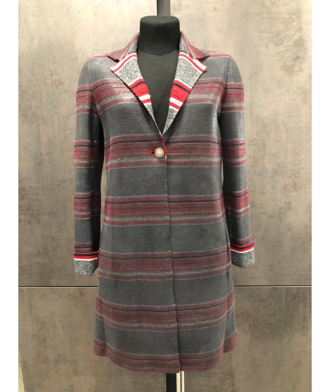 CHANEL PRE-OWNED Бордовый шерстяной жакет/пиджак, фото 5