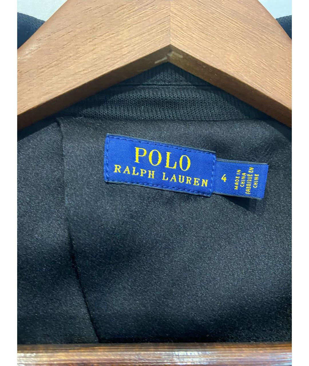 POLO RALPH LAUREN Черный хлопковый жакет/пиджак, фото 3