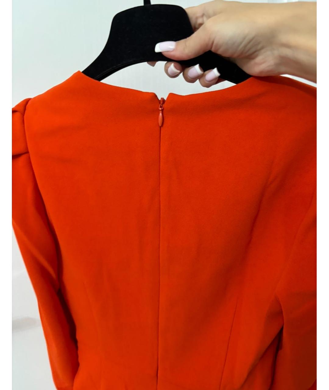 SELF-PORTRAIT Оранжевое платье, фото 2
