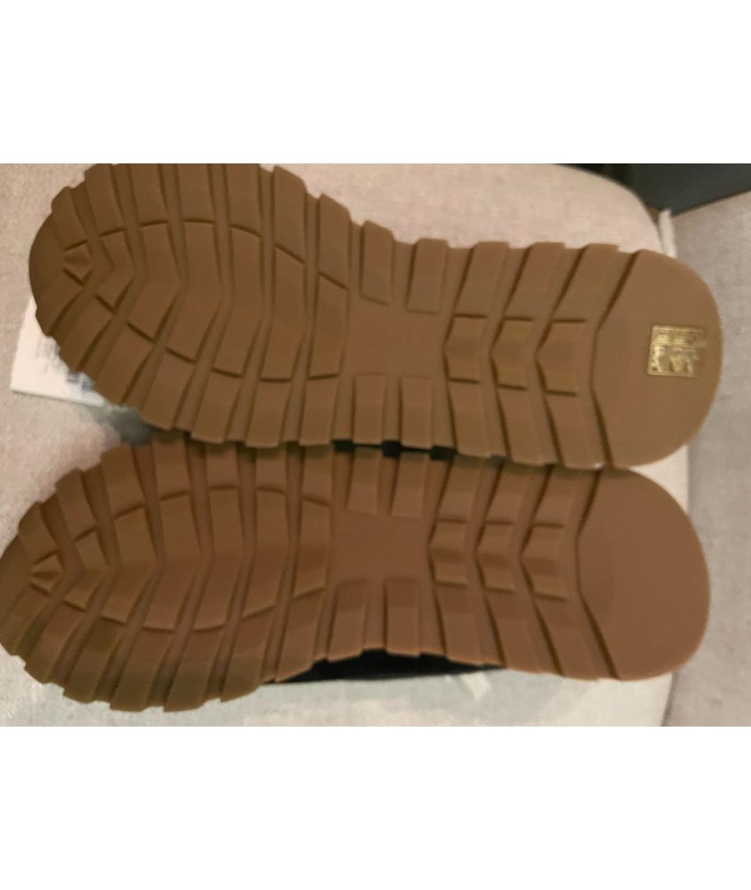 BRUNELLO CUCINELLI Черные замшевые кроссовки, фото 5