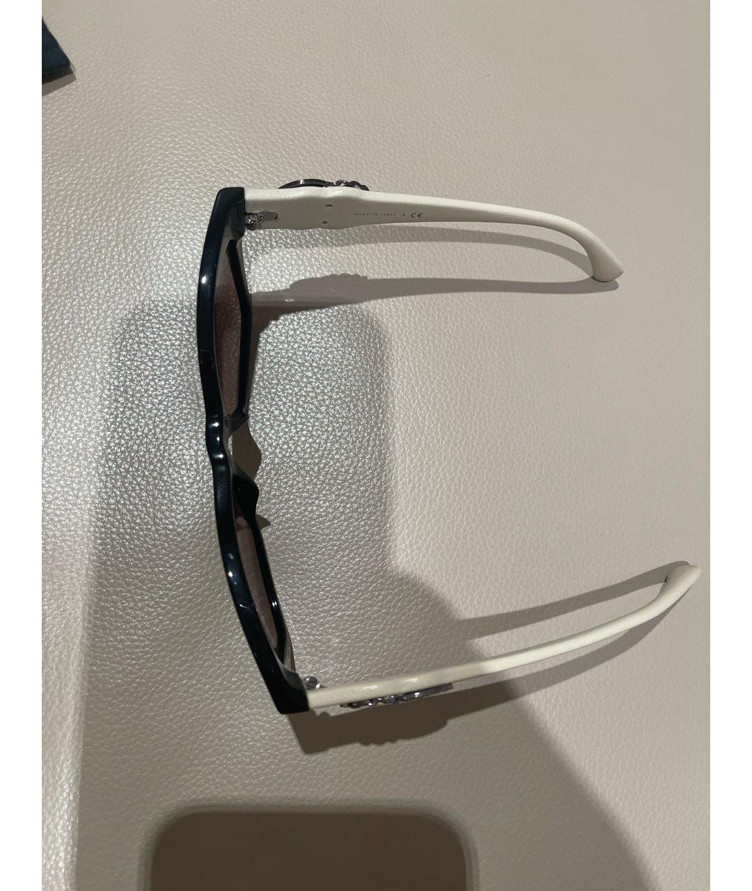 CHANEL PRE-OWNED Коричневые пластиковые солнцезащитные очки, фото 8