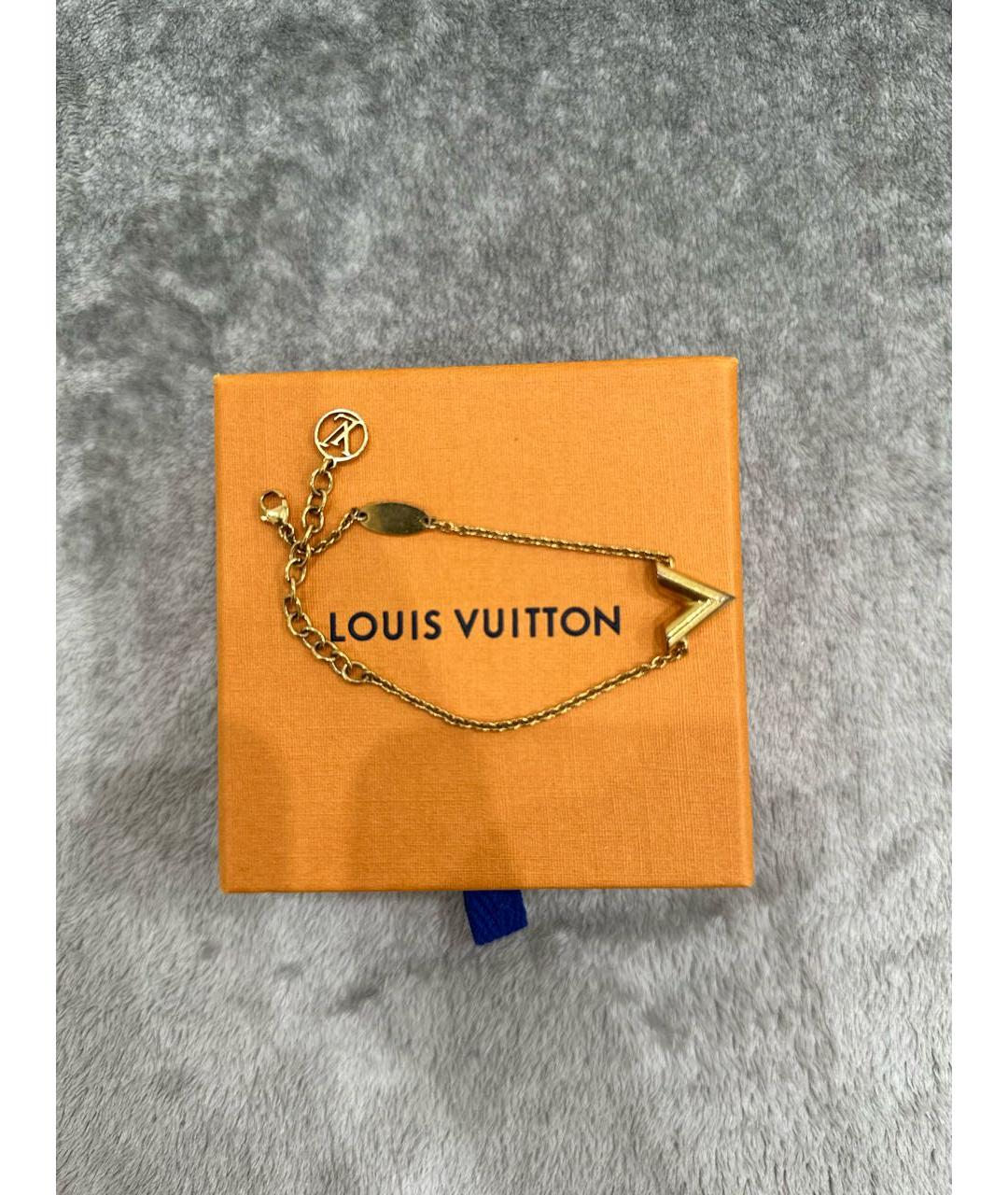 LOUIS VUITTON PRE-OWNED Золотой позолоченный браслет, фото 2