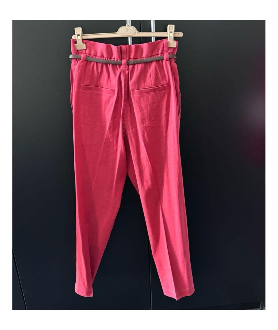 BRUNELLO CUCINELLI Розовый костюм с брюками, фото 4