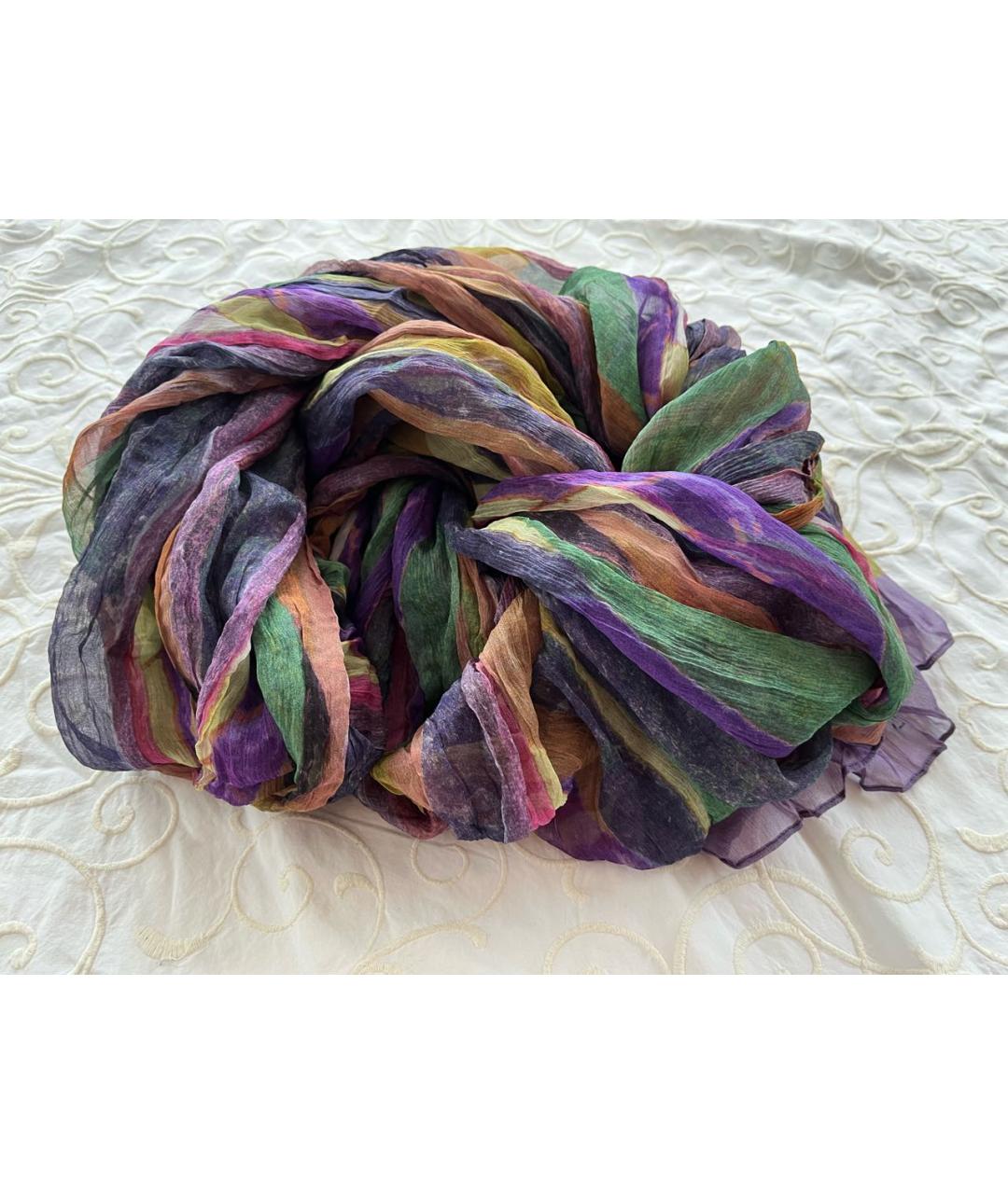 CHANEL Мульти шелковый платок, фото 6