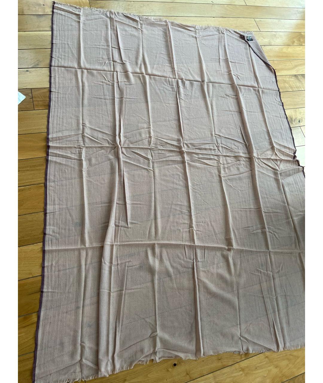 HERMES PRE-OWNED Бежевый кашемировый платок, фото 4