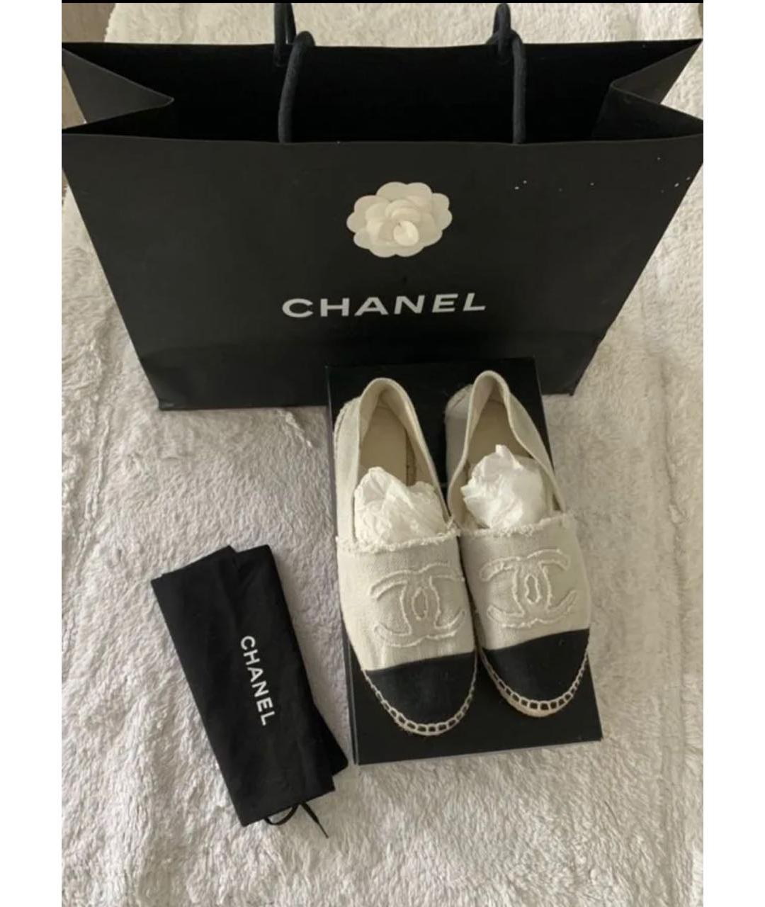CHANEL PRE-OWNED Мульти текстильные эспадрильи, фото 5