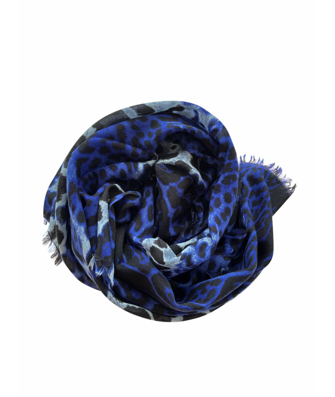 SAINT LAURENT Синий платок, фото 1