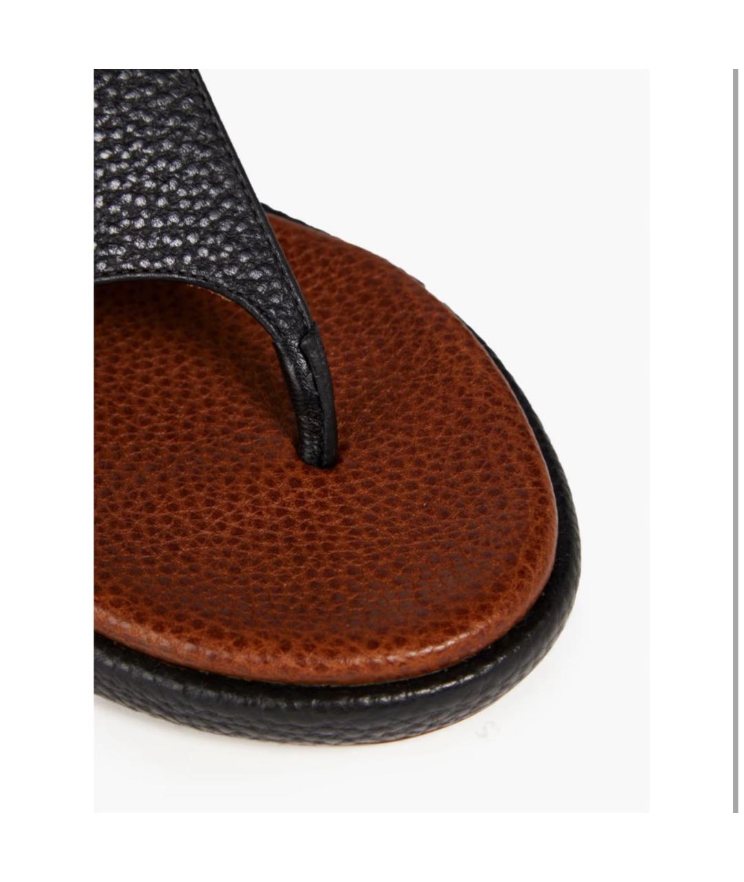 CHLOE Черные кожаные сандалии, фото 4