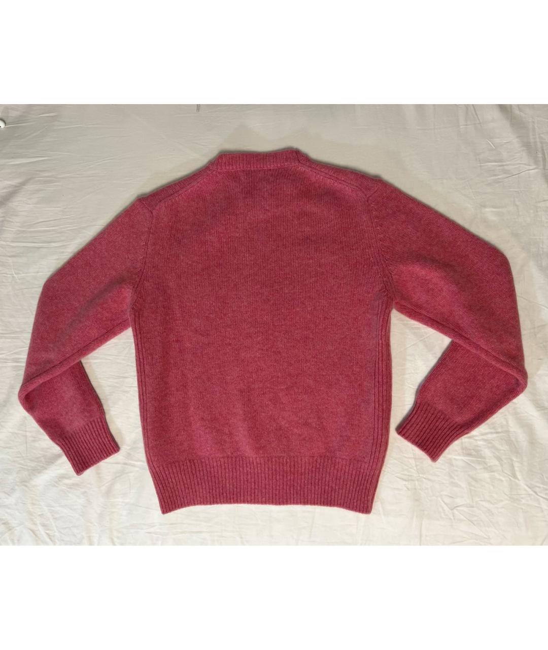SPORTY AND RICH Розовый шерстяной джемпер / свитер, фото 2