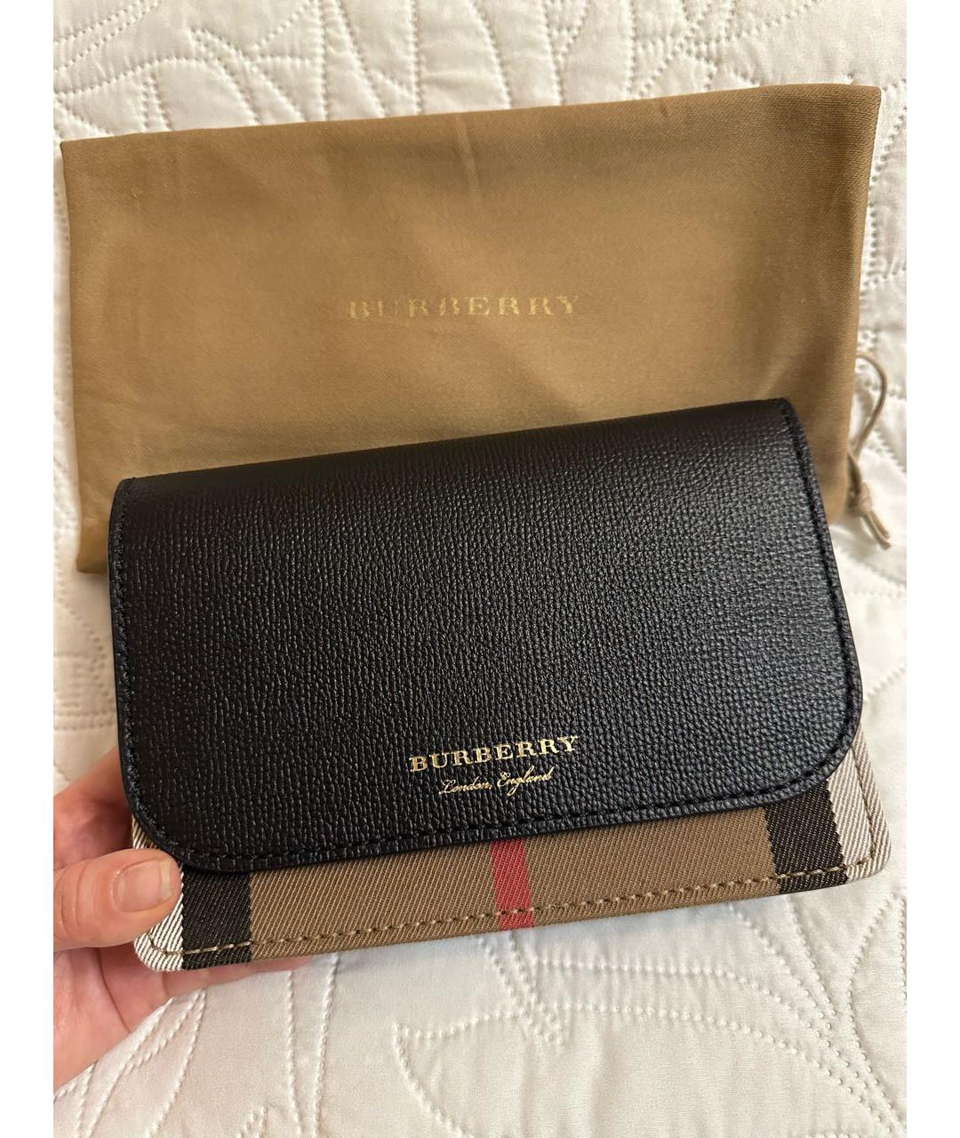 BURBERRY Коричневая кожаная сумка через плечо, фото 6