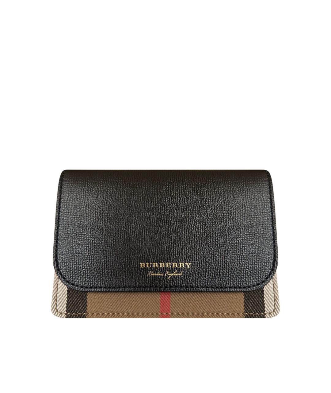 BURBERRY Коричневая кожаная сумка через плечо, фото 1