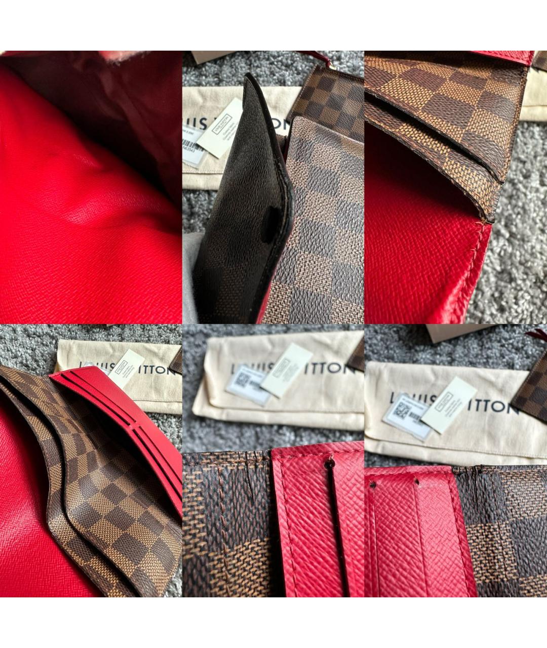 LOUIS VUITTON PRE-OWNED Коричневый кошелек, фото 6