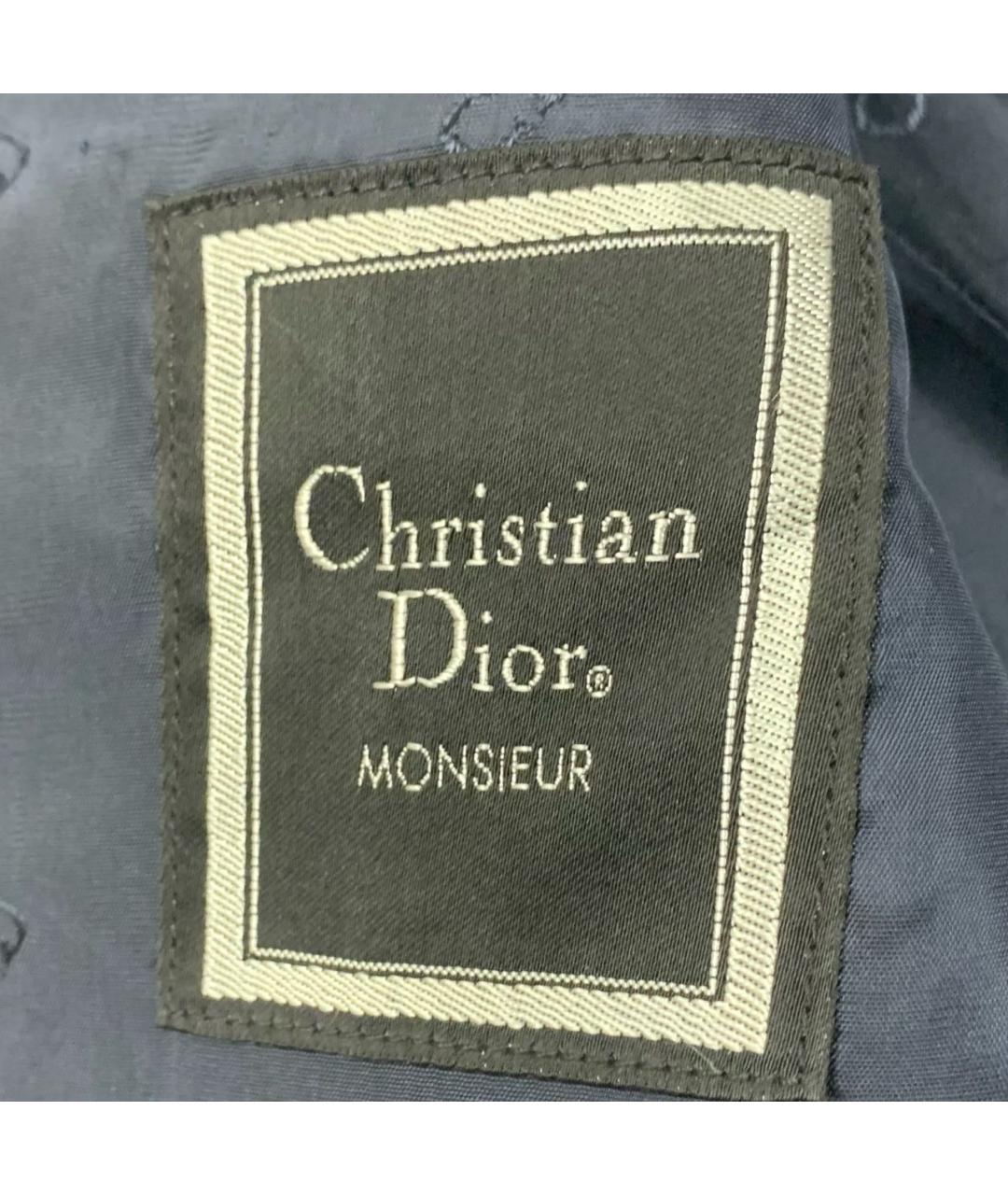 CHRISTIAN DIOR PRE-OWNED Черный шерстяной пиджак, фото 3