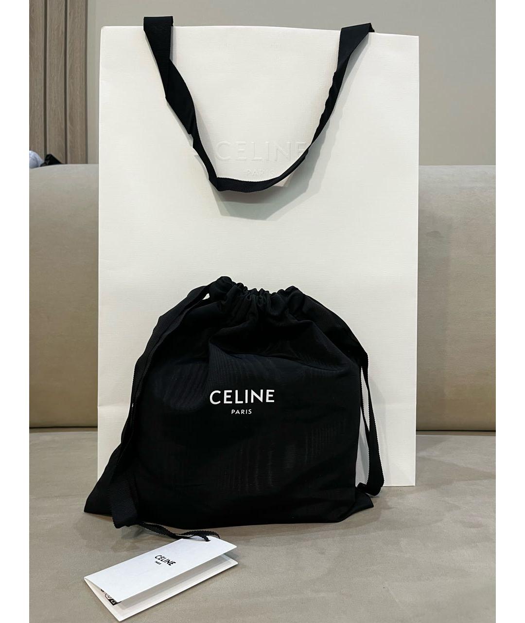 CELINE PRE-OWNED Коричневая кожаная сумка через плечо, фото 4