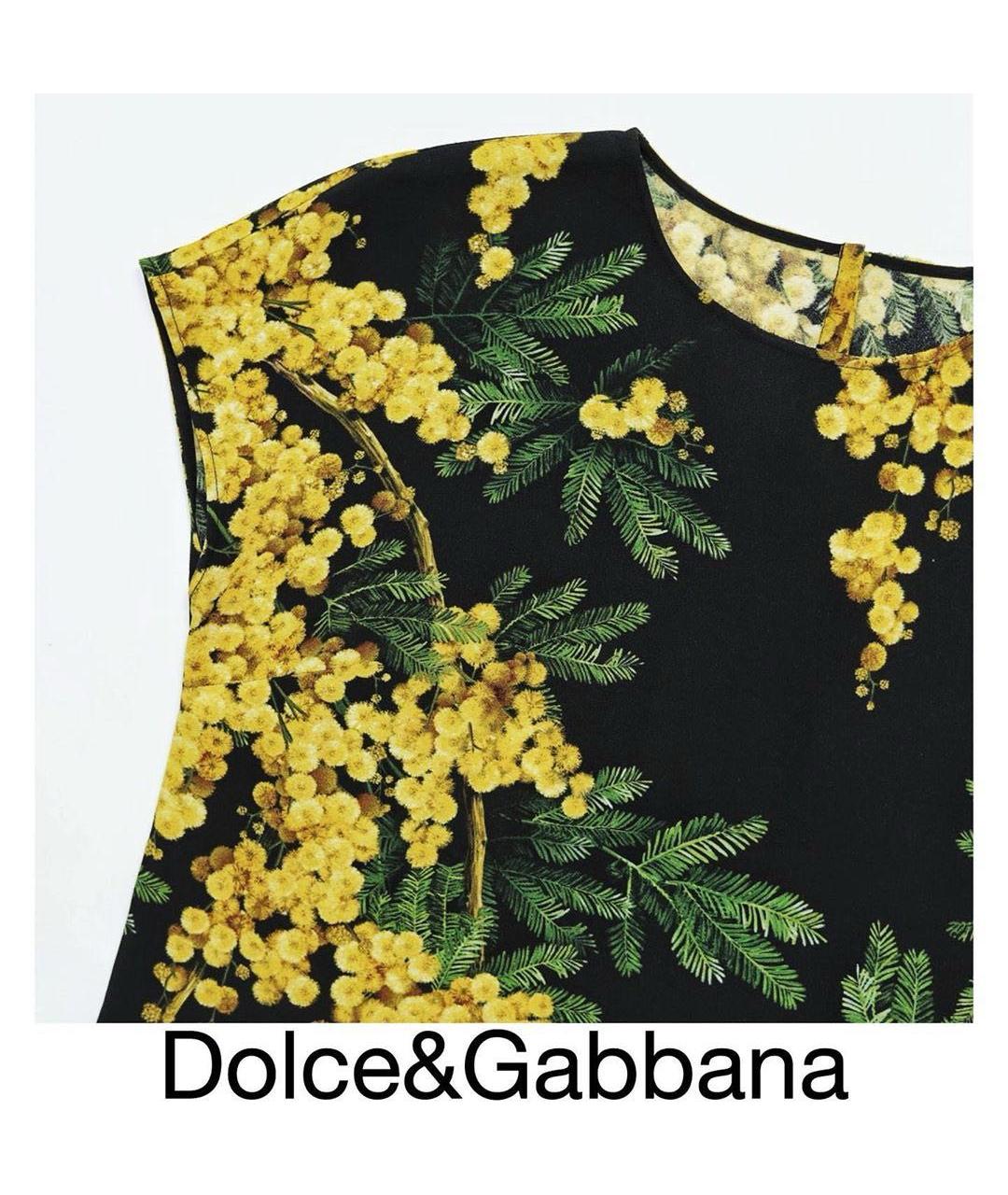 DOLCE&GABBANA Мульти вискозная блузы, фото 2