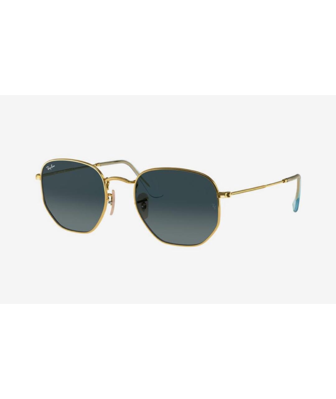 RAY BAN Синие металлические солнцезащитные очки, фото 2