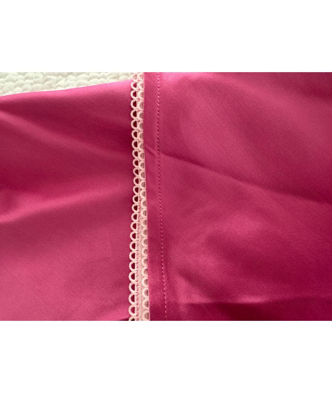 JACQUEMUS Розовая шелковая юбка миди, фото 5