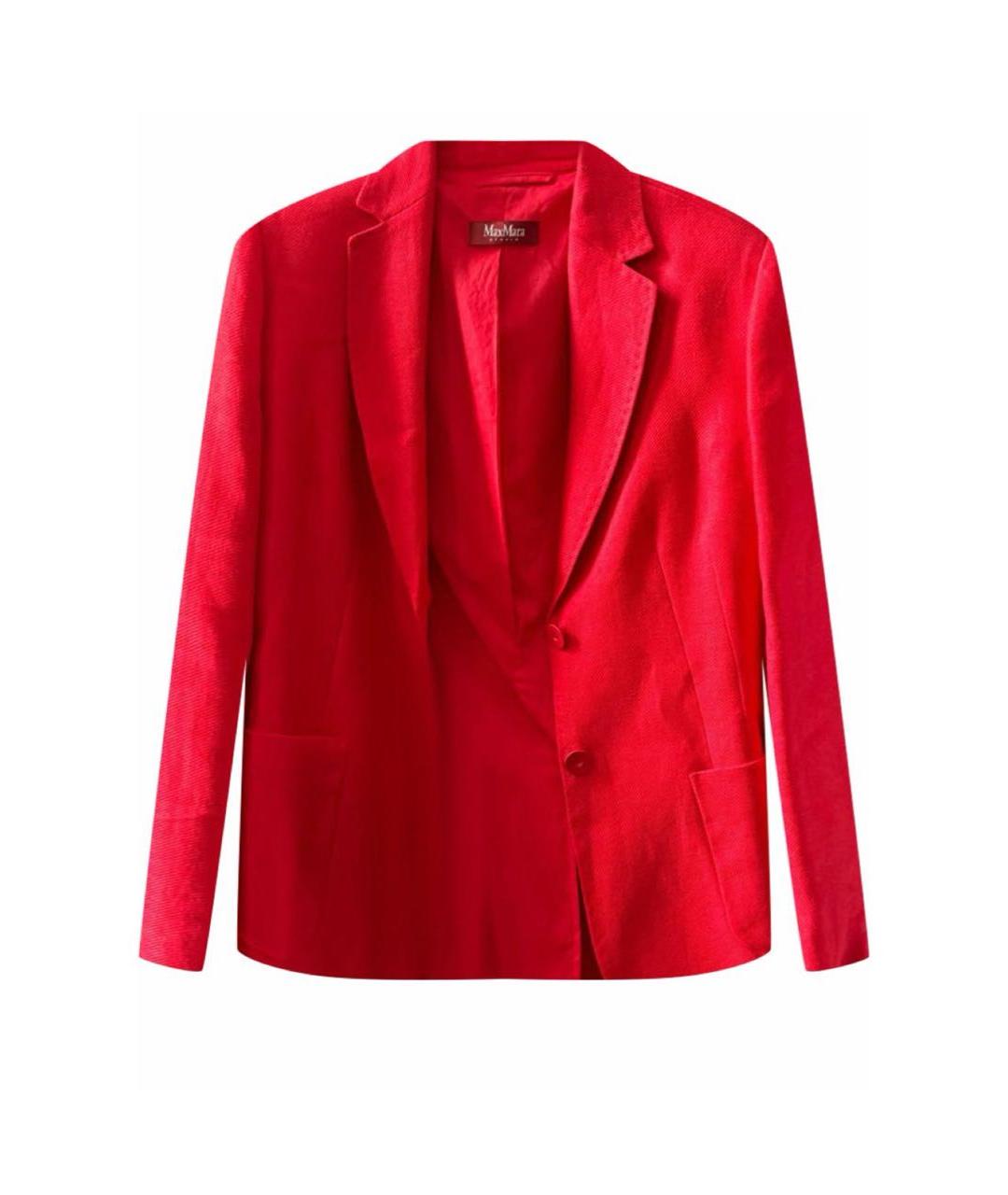 MAX MARA Красный жакет/пиджак, фото 1