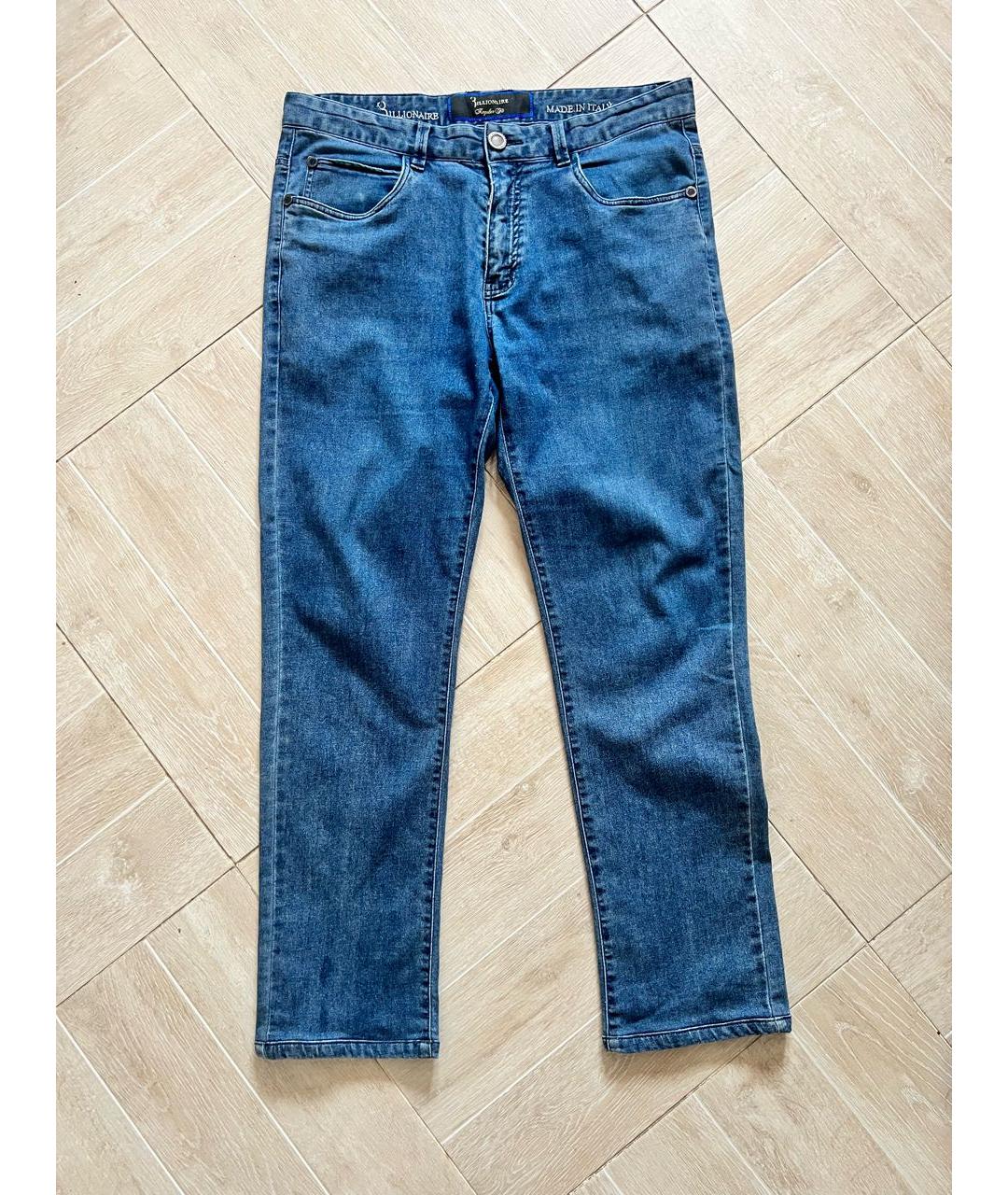 BILLIONAIRE Синие джинсы скинни, фото 9