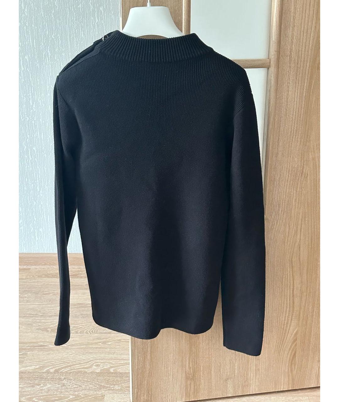 LOUIS VUITTON PRE-OWNED Черный шерстяной джемпер / свитер, фото 2