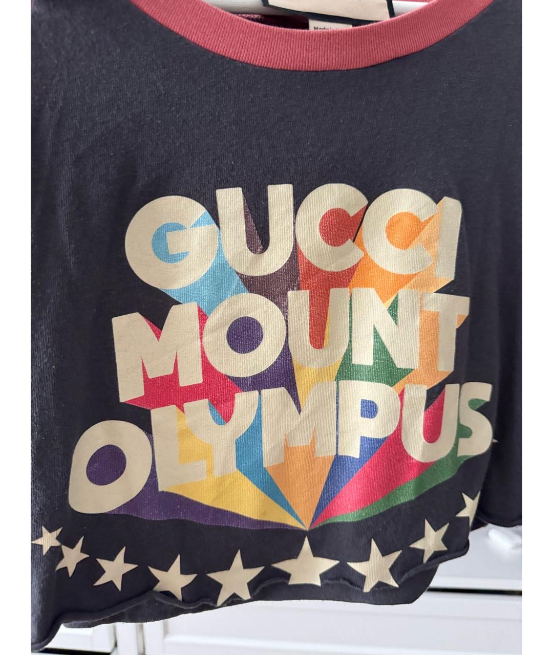 GUCCI Мульти хлопковая футболка, фото 4