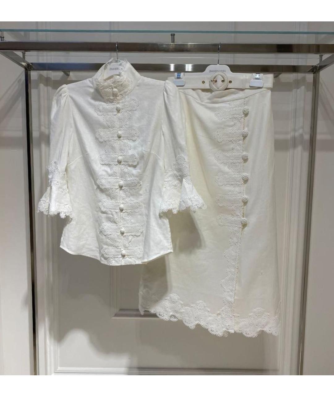 ZIMMERMANN Белый костюм с юбками, фото 3