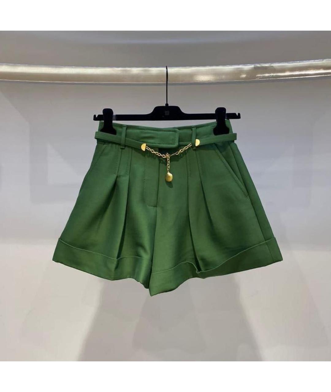 ZIMMERMANN Зеленые шорты, фото 3