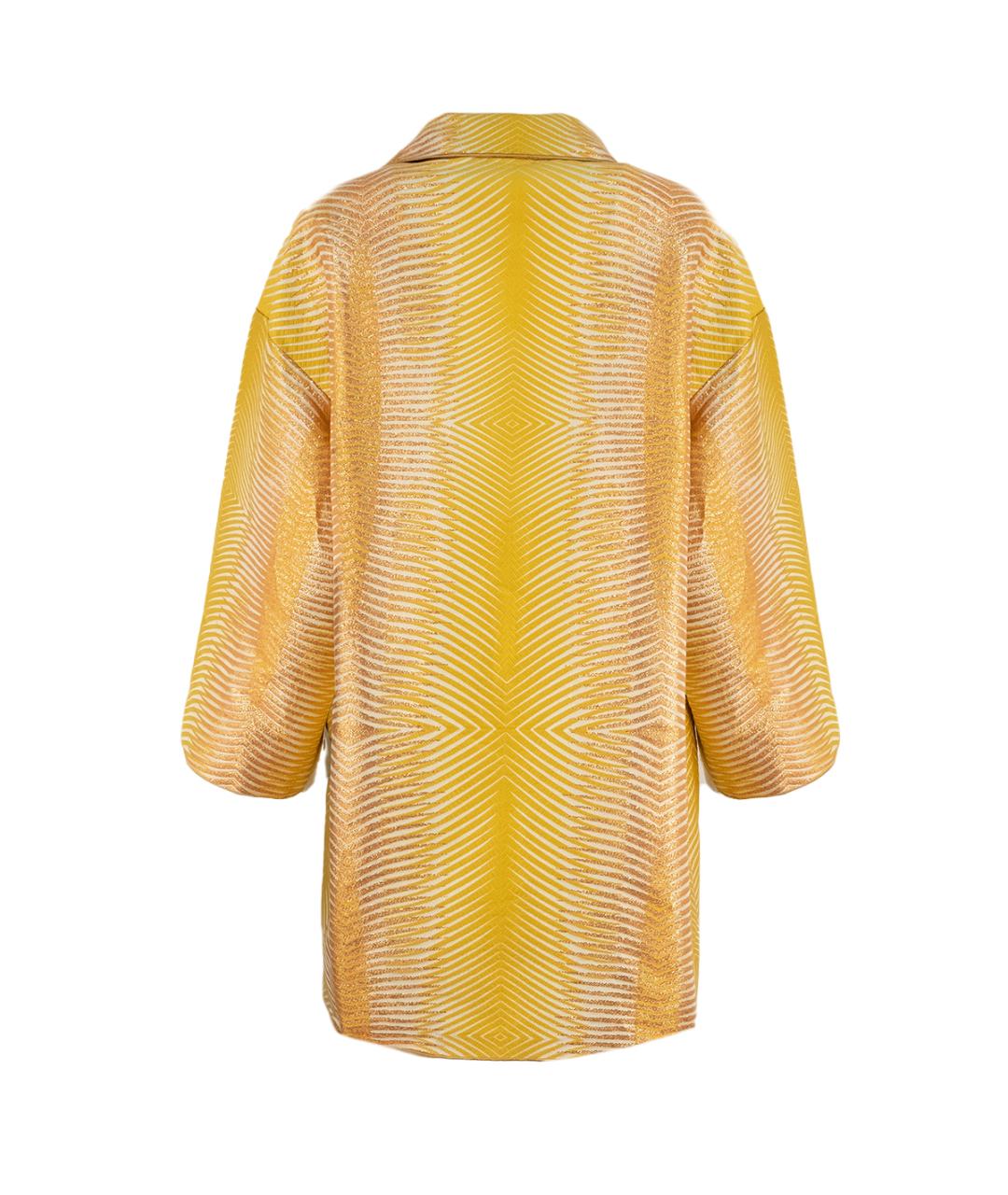 MISSONI Желтый хлопковый жакет/пиджак, фото 2