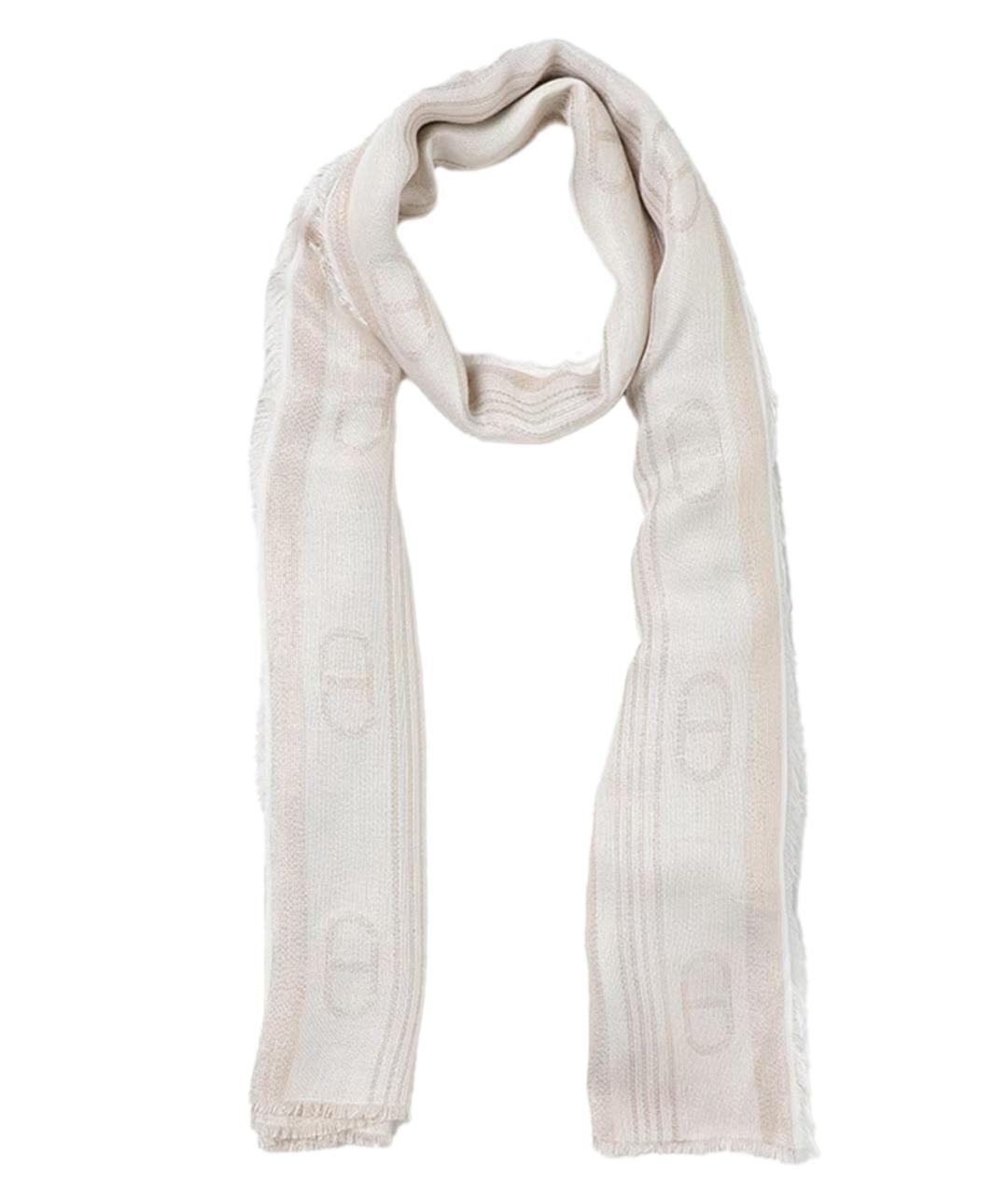 TWIN-SET Белый шарф, фото 1