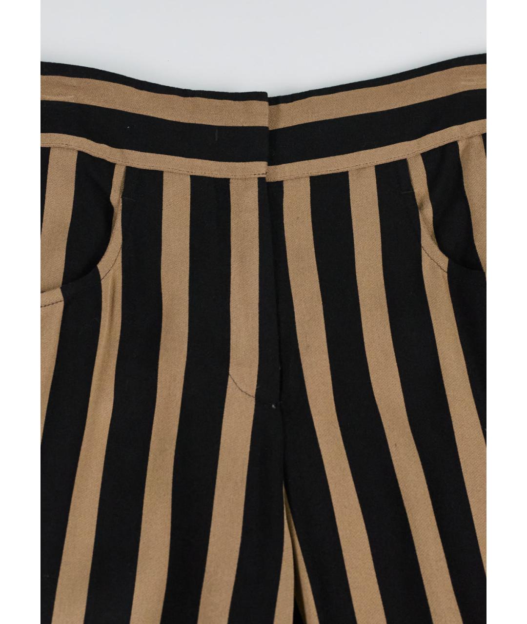 ETRO Коричневые вискозные брюки широкие, фото 4