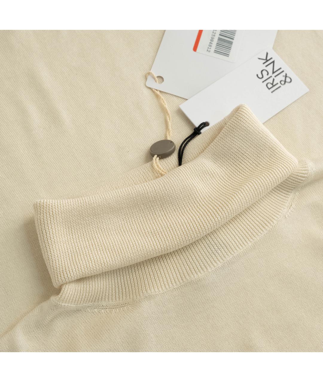IRIS & INK  Белый шелковый джемпер / свитер, фото 3