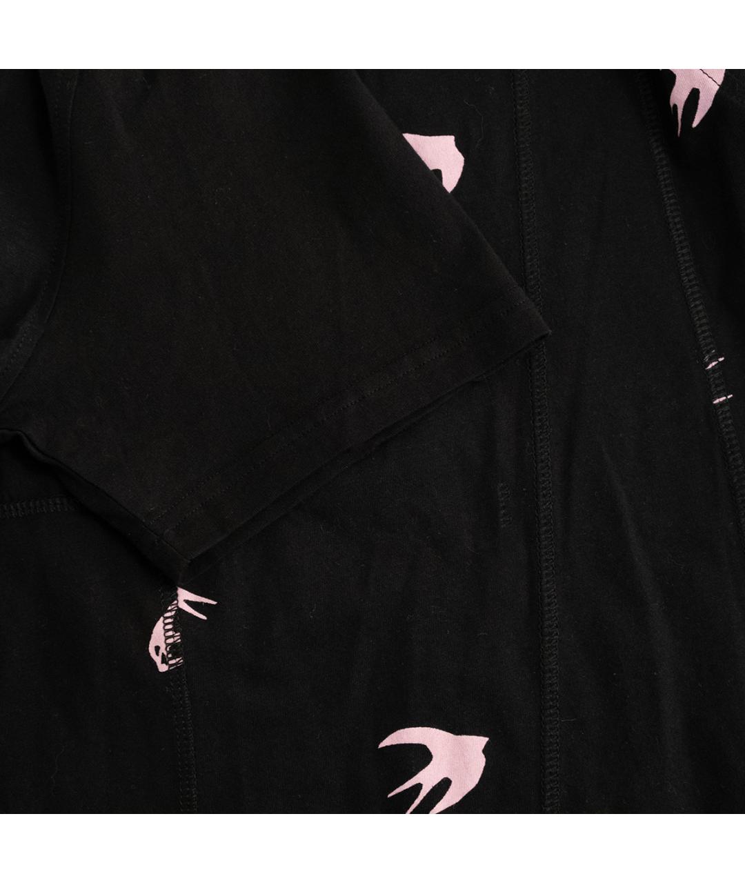 MCQ ALEXANDER MCQUEEN Черное хлопковое повседневное платье, фото 4