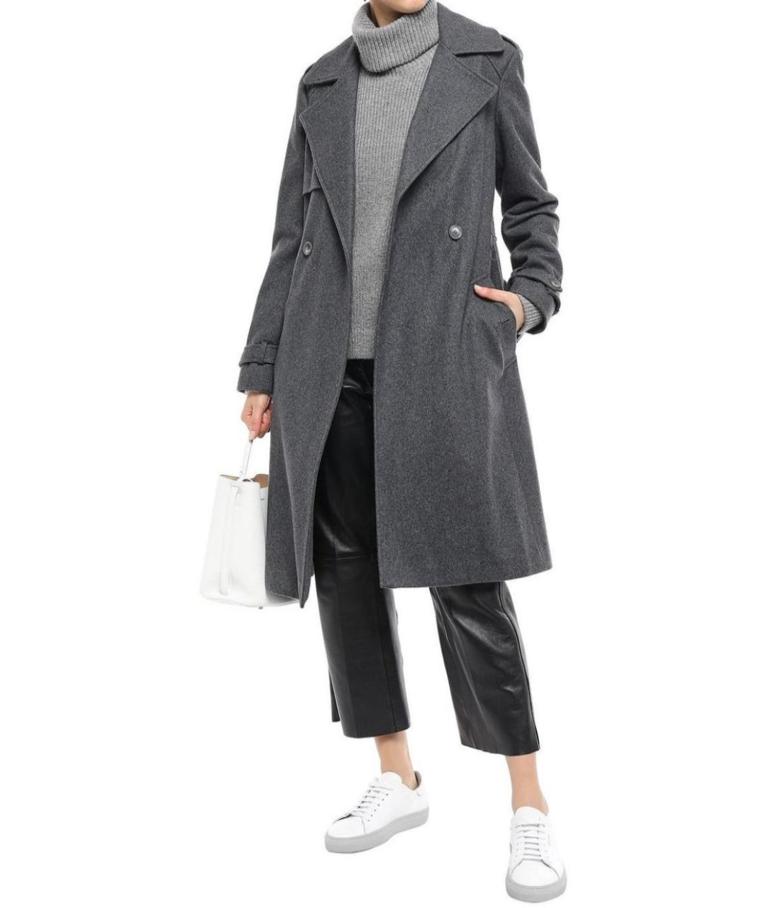 DKNY Серое пальто, фото 2