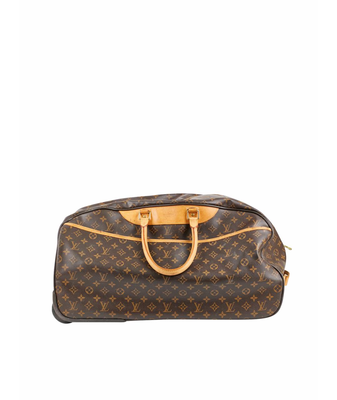 LOUIS VUITTON PRE-OWNED Коричневая кожаная дорожная/спортивная сумка, фото 1