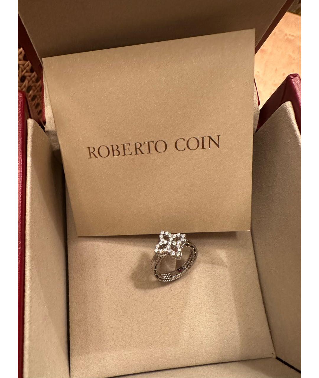 ROBERTO COIN Белое кольцо из белого золота, фото 6