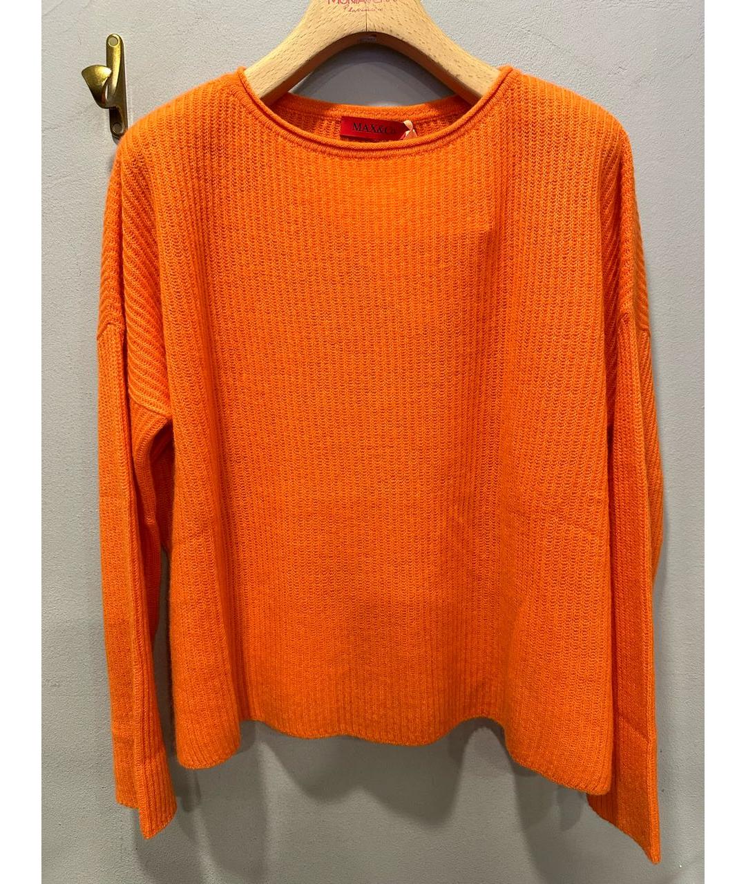 MAX&CO Оранжевый кашемировый джемпер / свитер, фото 6