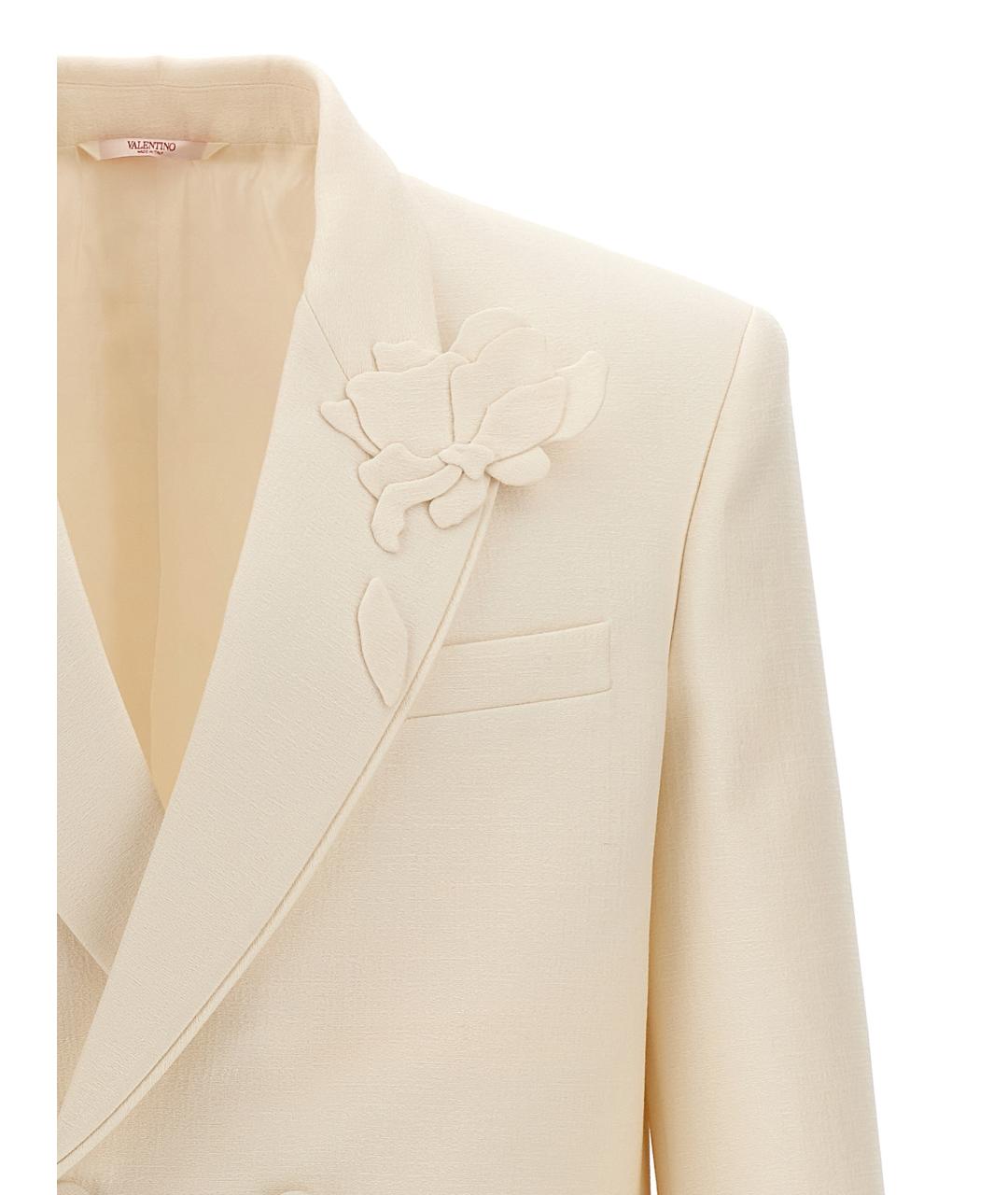 VALENTINO Белый шерстяной пиджак, фото 3