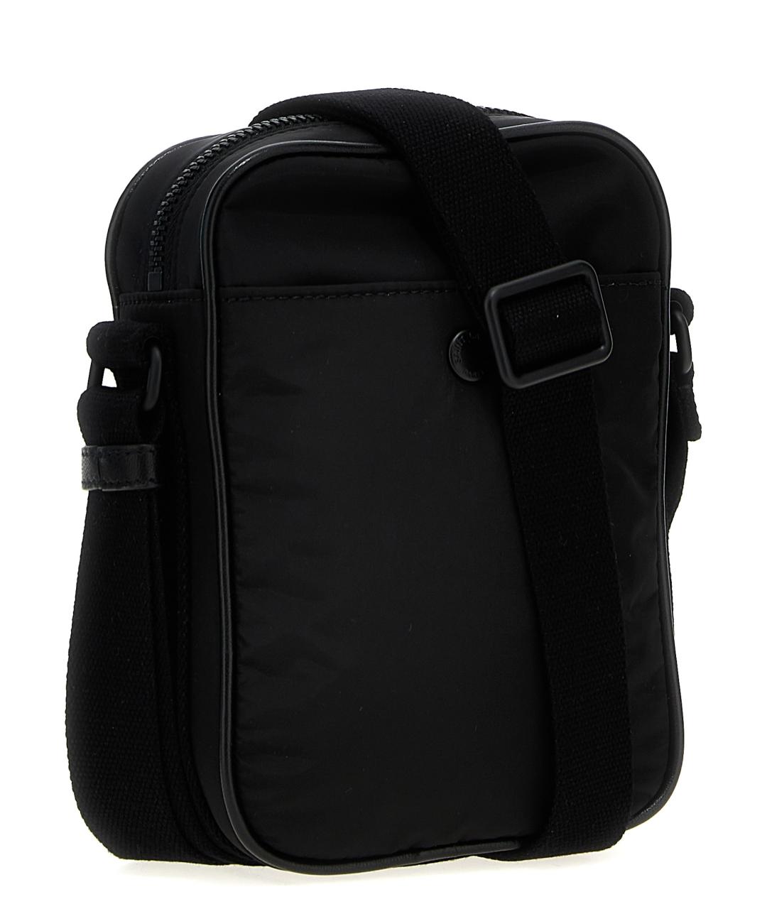 SAINT LAURENT Черная синтетическая сумка на плечо, фото 2